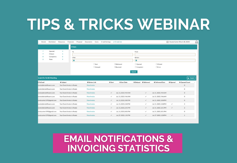 Email Notifications And Invoicing Statistics: August 2023 Tips & Tricks ...